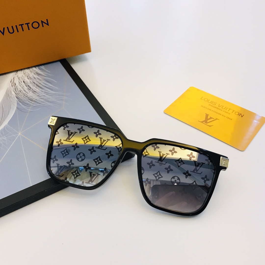 Louis Vuitton LV Rise Square Sunglasses Clear/Blue (Z1668W/E) for Men