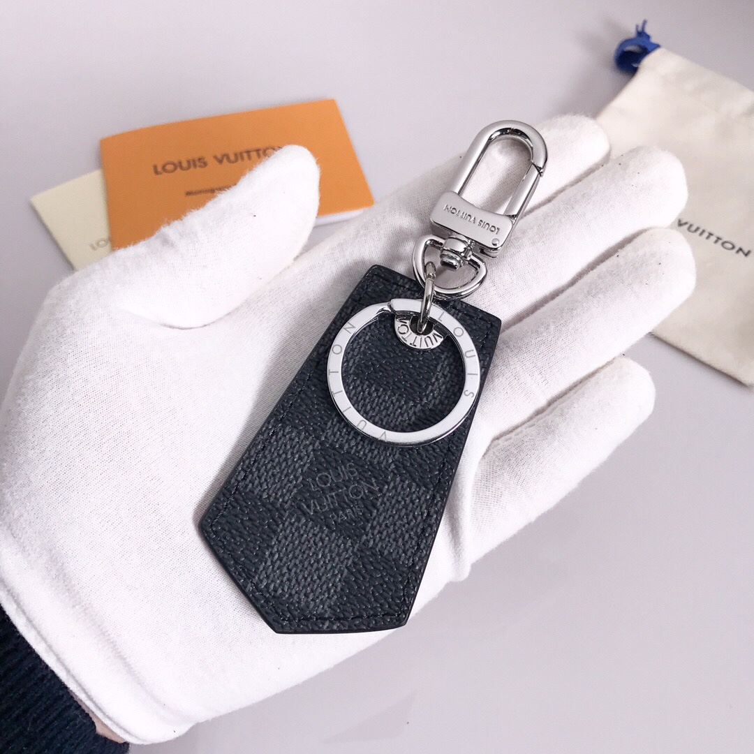Louis Vuitton Monogram Slim Dragonne Bag Charm And Key Holder (M77157)【2023】