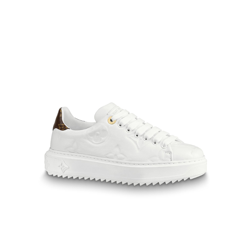 Louis Vuitton Trainer Time Out Monogram Blanc (Women's) - 1A58AD - US