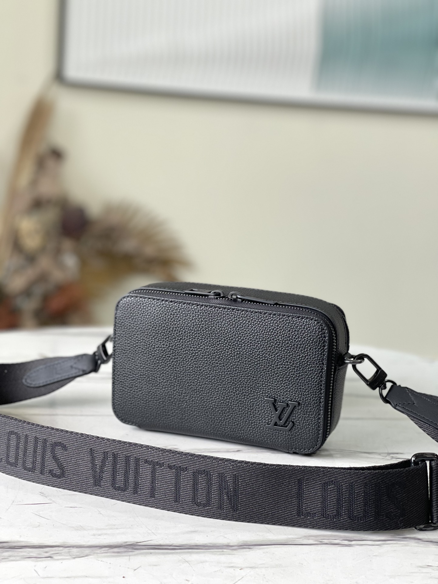 Replica Louis Vuitton Alpha Wearable Wallet In LV Aerogram Leather M59161
