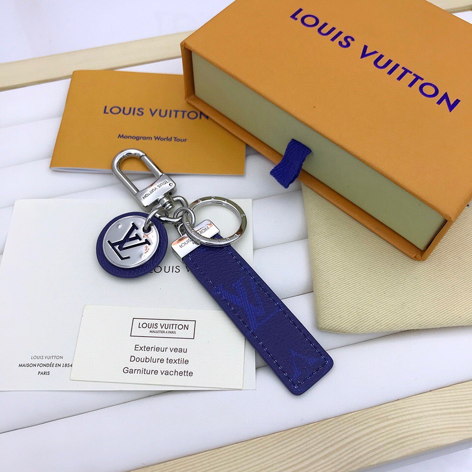 Louis Vuitton Neo LV Club Bag Charm and Key Holder K45 in Blue ...