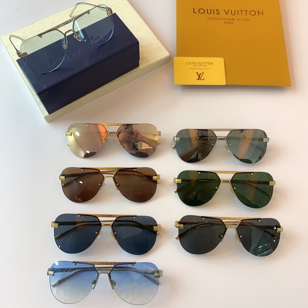 Louis Vuitton LV Ash Sunglasses Silver Men's - SS21 - US