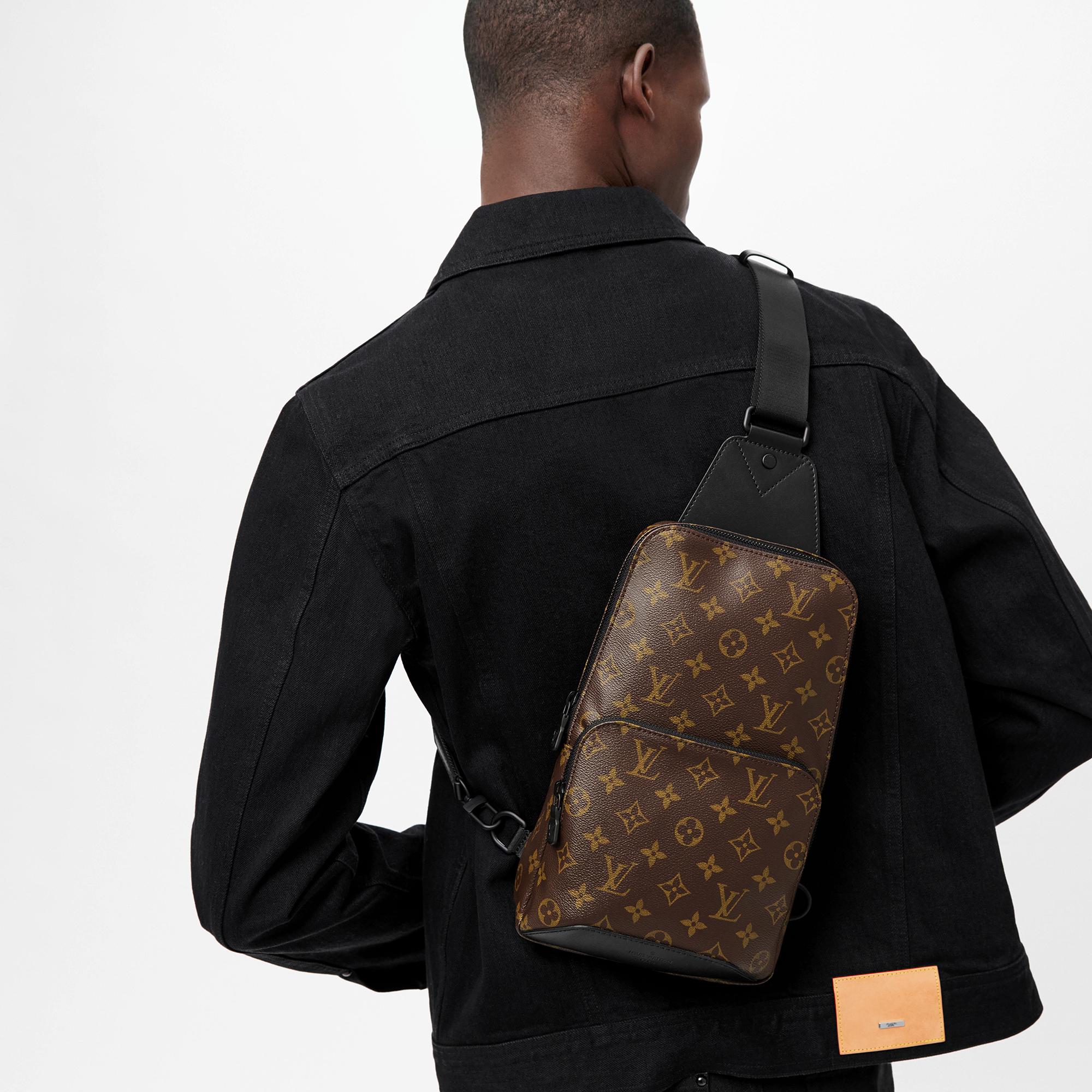Louis Vuitton MONOGRAM MACASSAR Avenue Sling Bag (M45897), 49% OFF