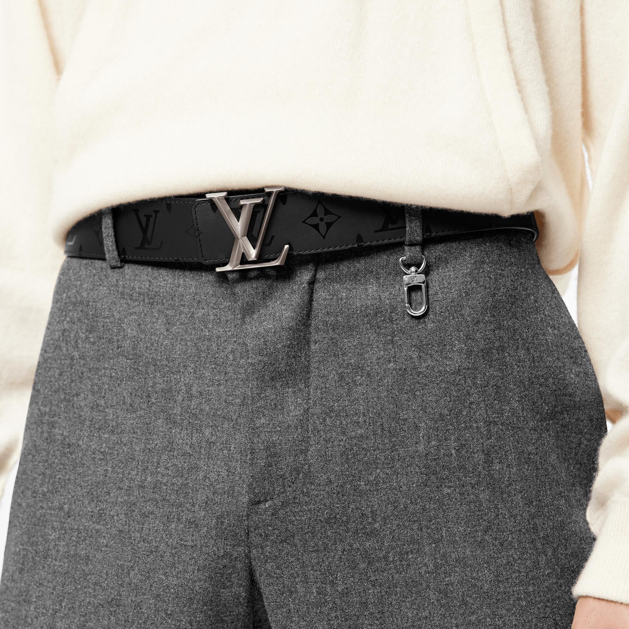 Louis Vuitton 2018 LV Pyramide 40MM Waist Belt - Grey Belts
