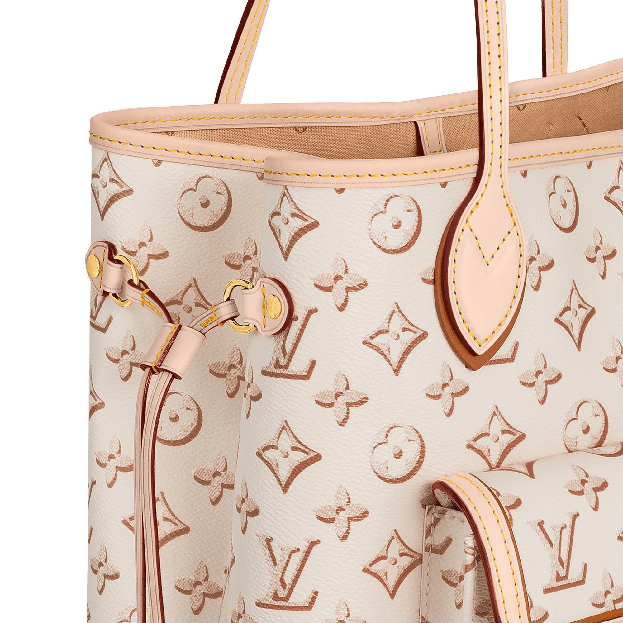 Louis Vuitton Neverfull MM - Women - Handbags M20921 Beige Clair