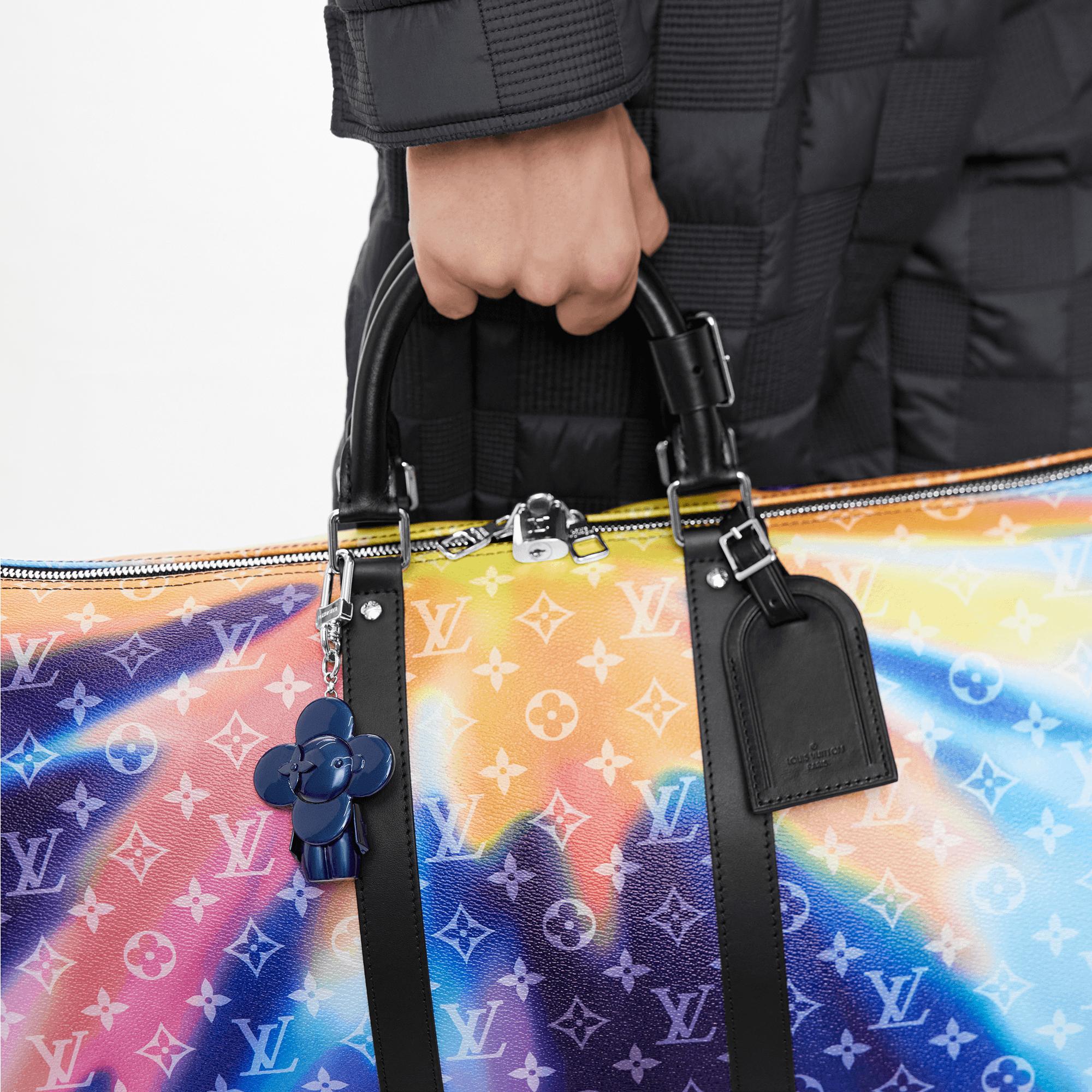 LV Shape Dragonne Bag Charm & Key Holder G65 - Men - Accessories