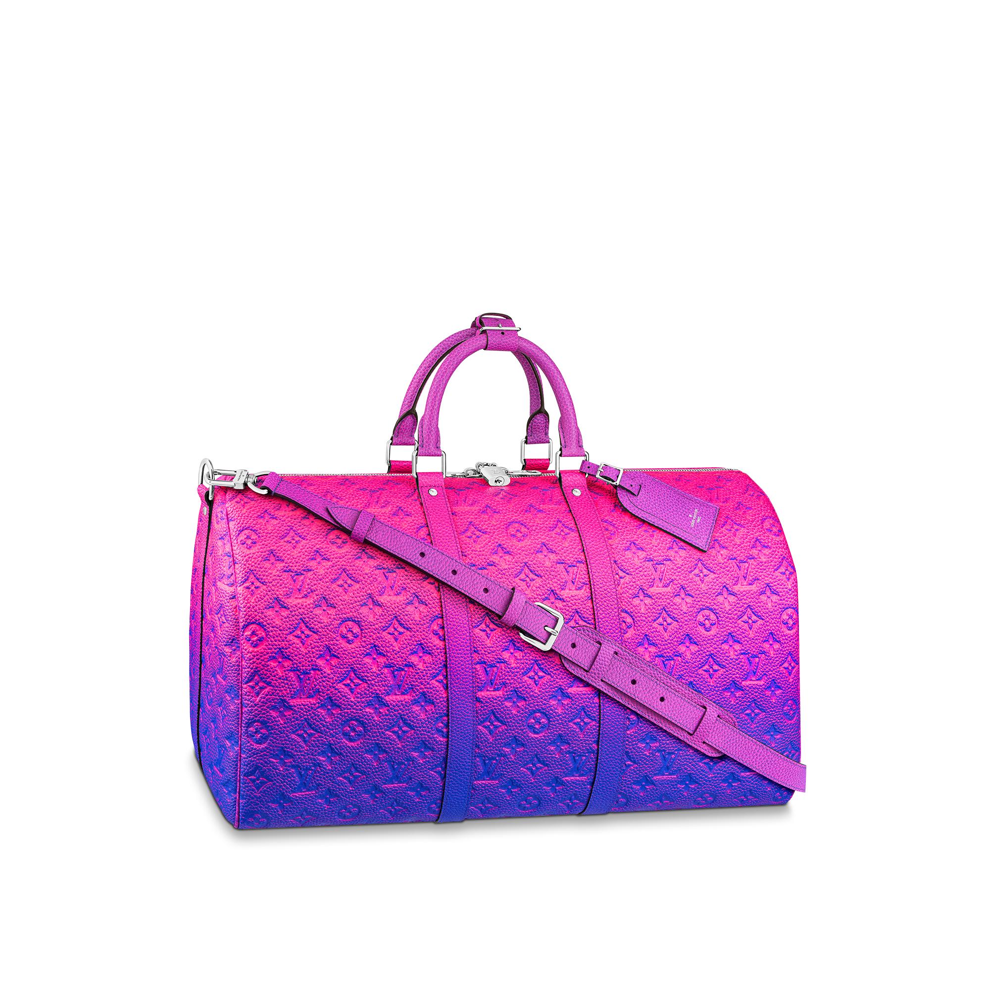 Keepall leather travel bag Louis Vuitton Multicolour in Leather - 30040348