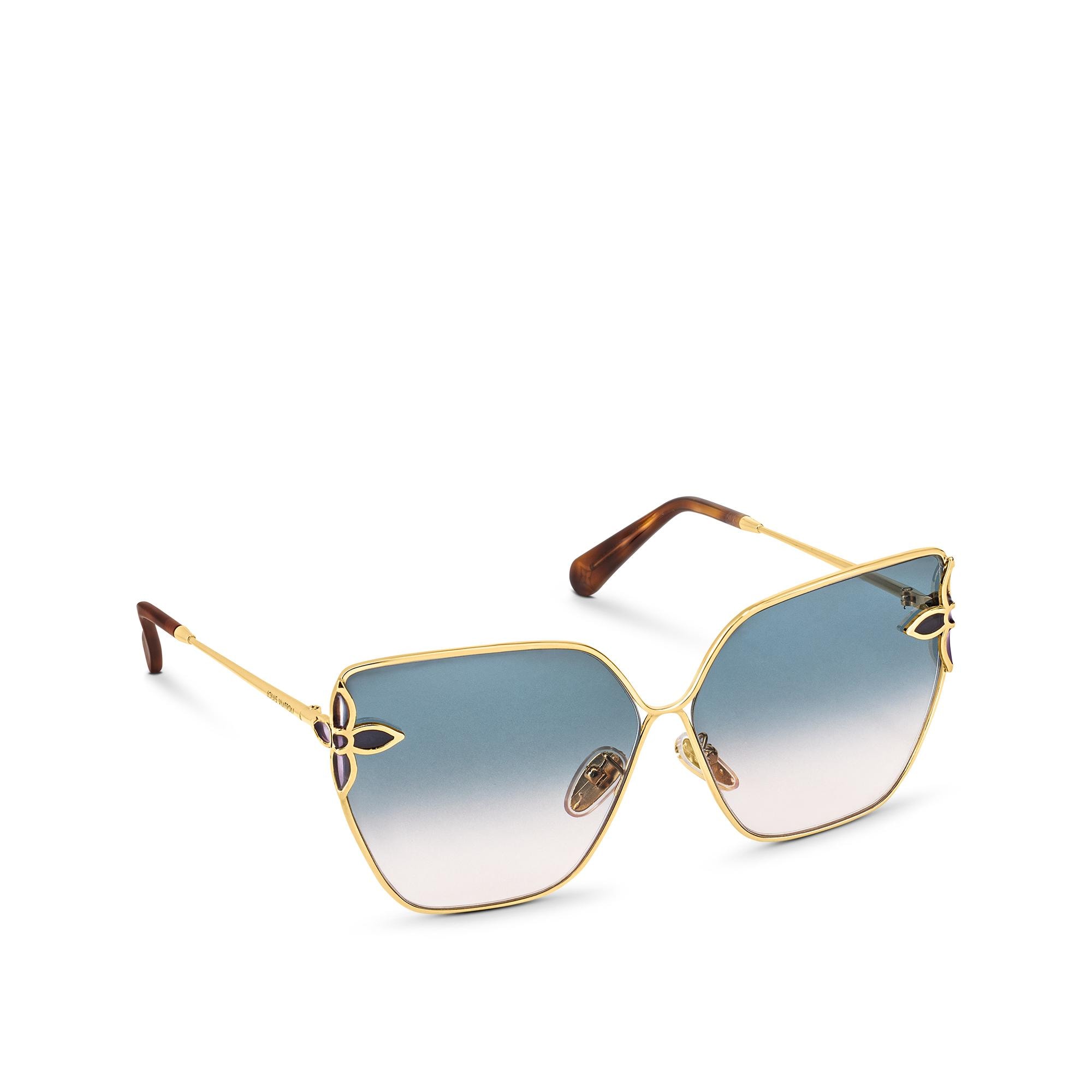 Louis Vuitton® LV JEWel Cat Eye Sunglasses Gradient Blue. Size U