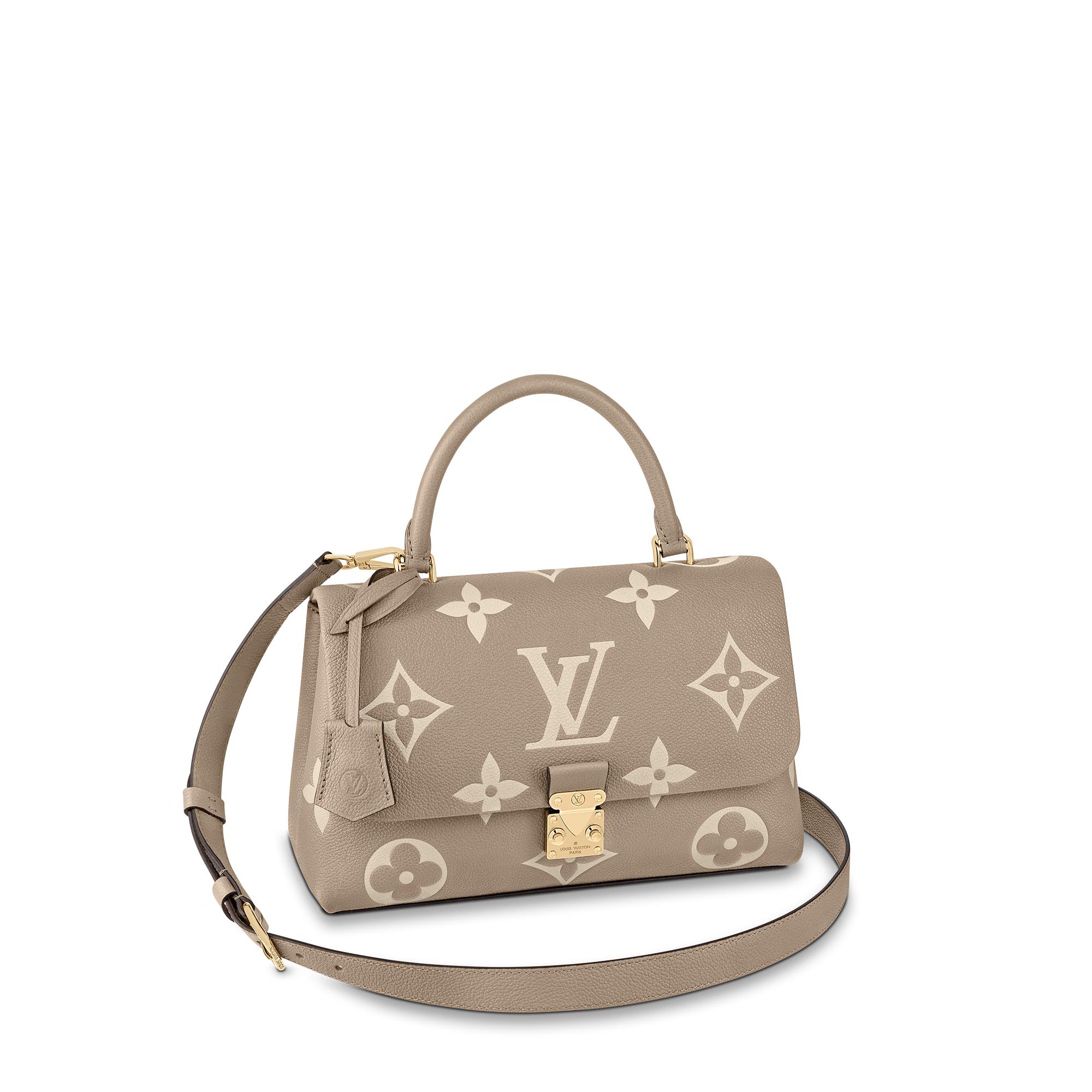 Louis Vuitton, Bags, Louis Vuitton Madeleine Handbag Bicolor Monogram  Empreinte Giant Mm Neutral