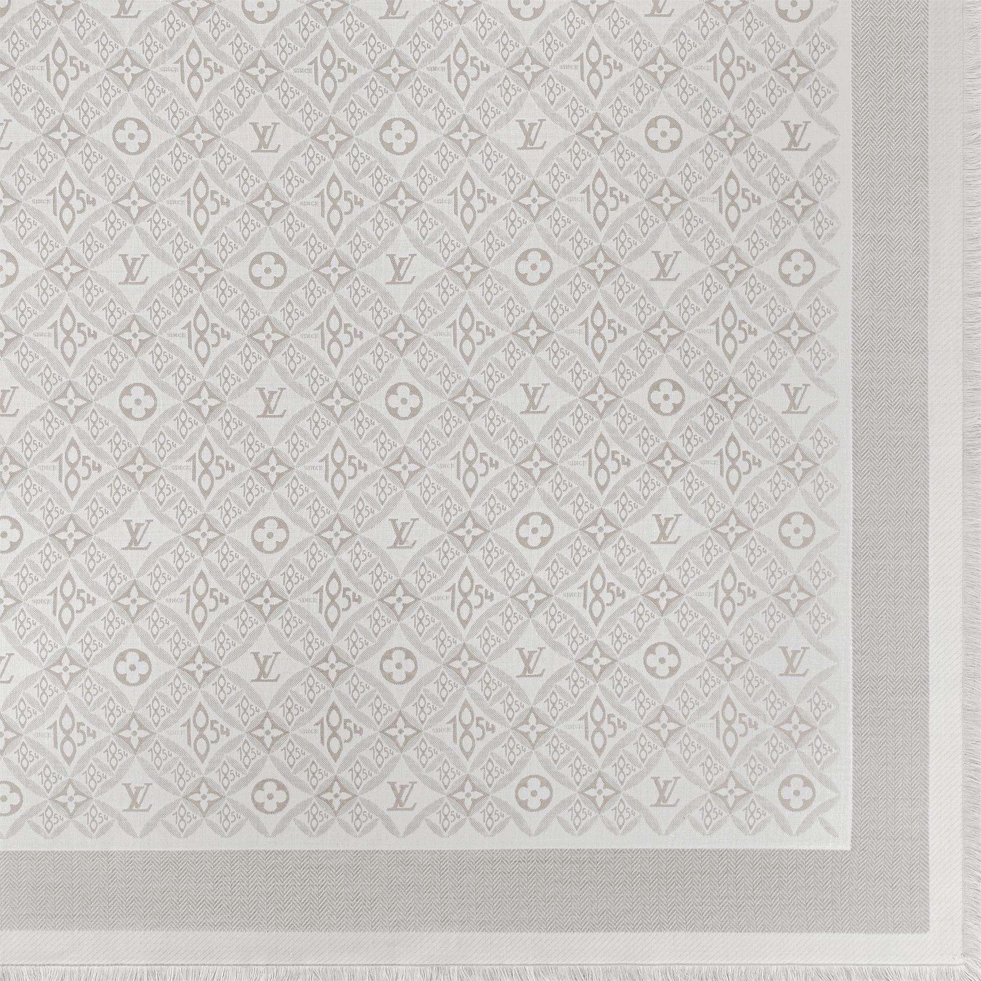 Louis Vuitton - Since 1854 Monogram Shawl - Gray – Shop It